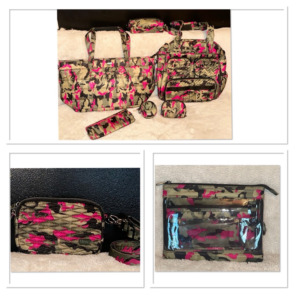 Lug Camo Orchid 8 piece bundle. Includes NWT Puddle Jumper and 7 other items!